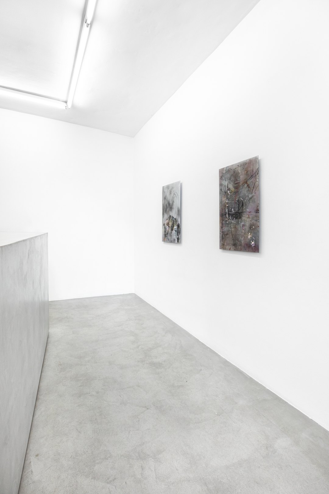 Installation view of dispel, Bremond Capela, Paris, France, 2025